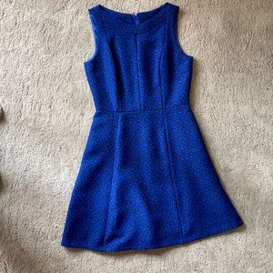 Blue/black dress with liner. Great for a wedding